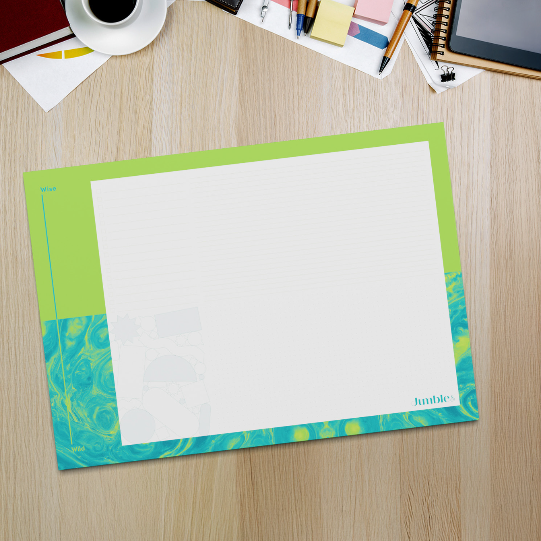 Wise & Wild Jotter Pad - A3 - Jumble