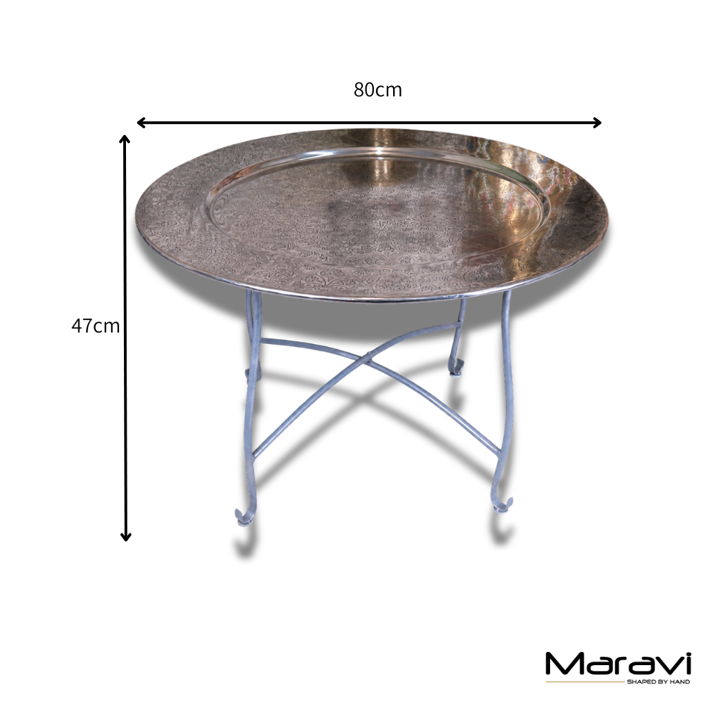 Jadida Moroccan Tray Table 80cm