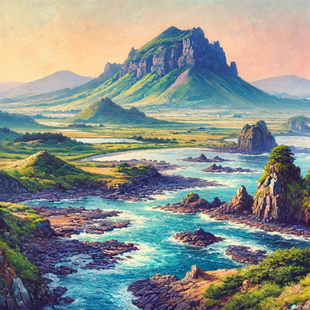 Jeju Island Beauty Canvas