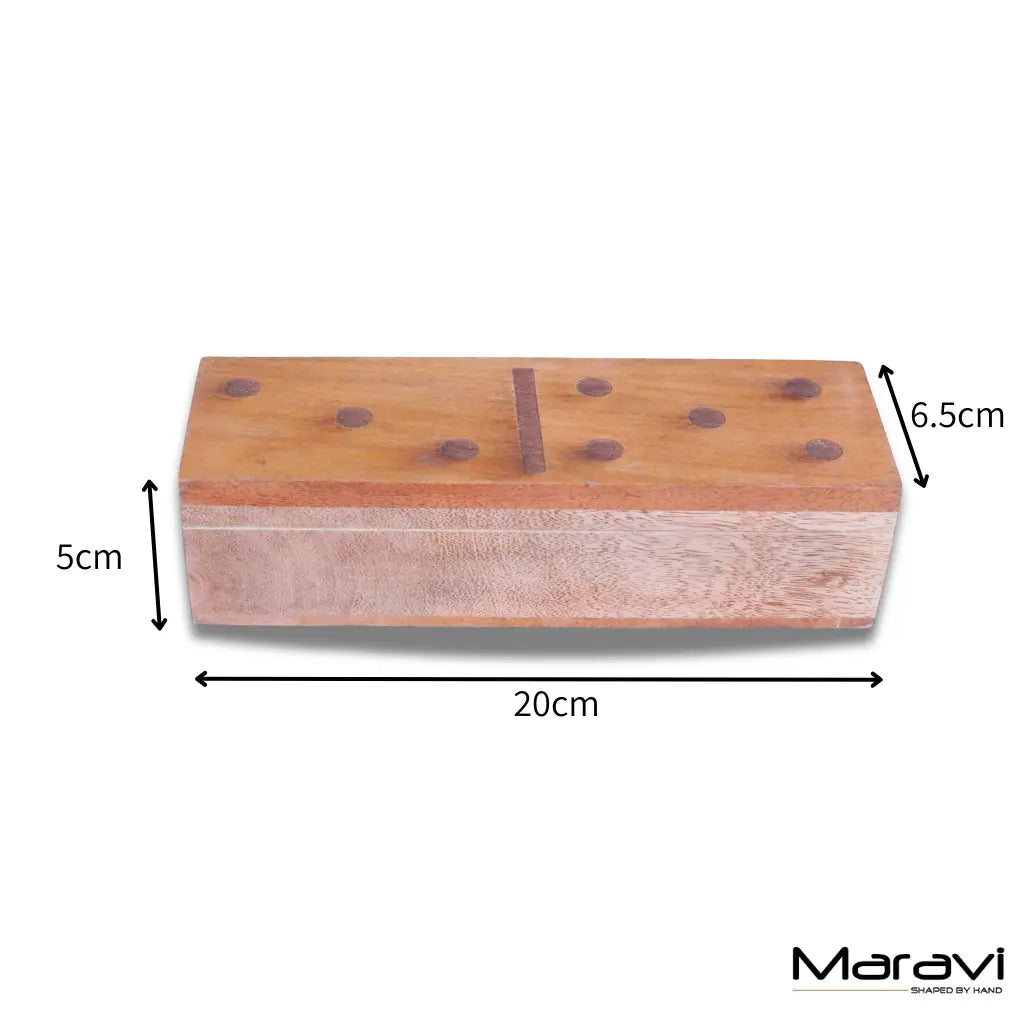 Jeyra Wooden Dominoes Set