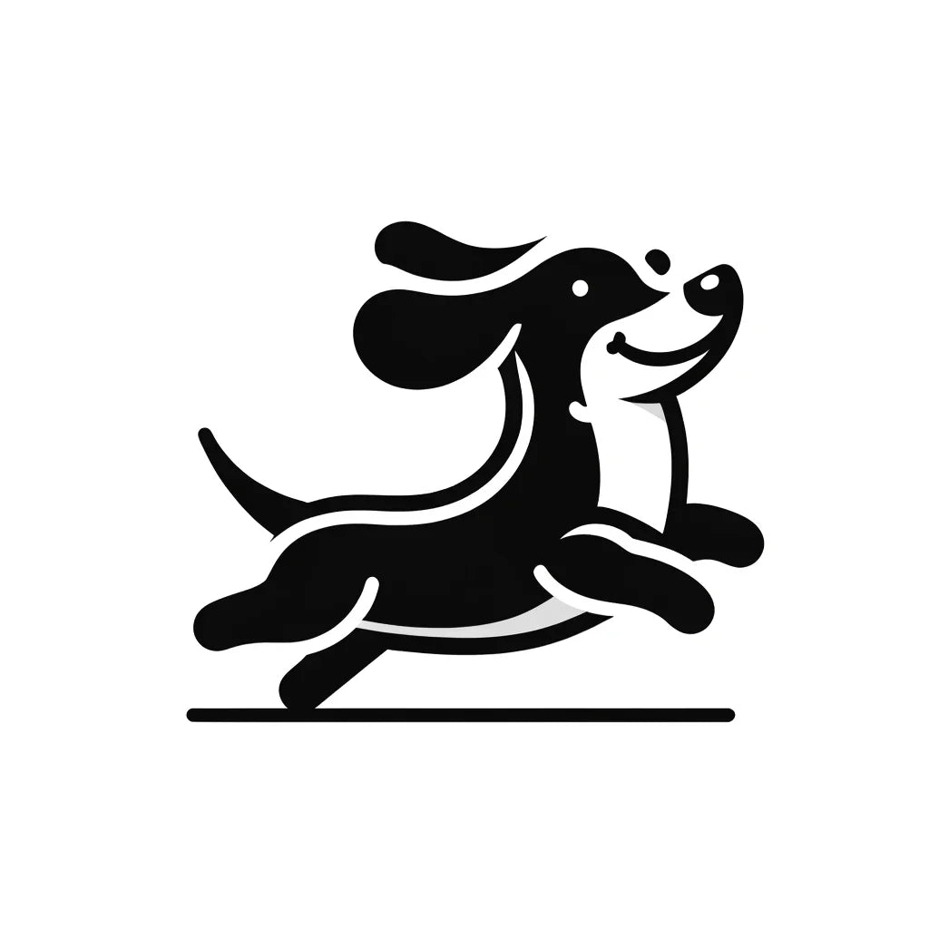 Joyful Sausage Dog Canvas