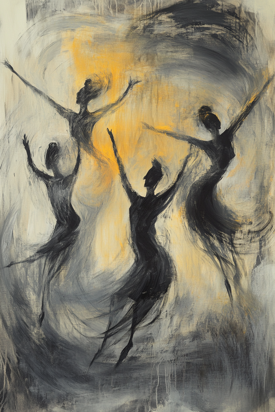 Joyful Whirlwind Canvas