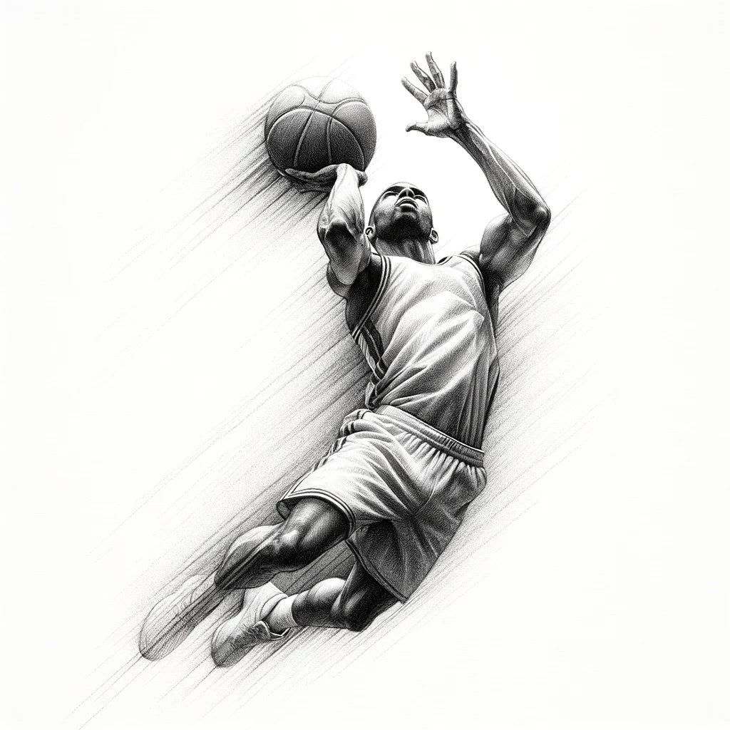 Jump Shot Elegance Canvas