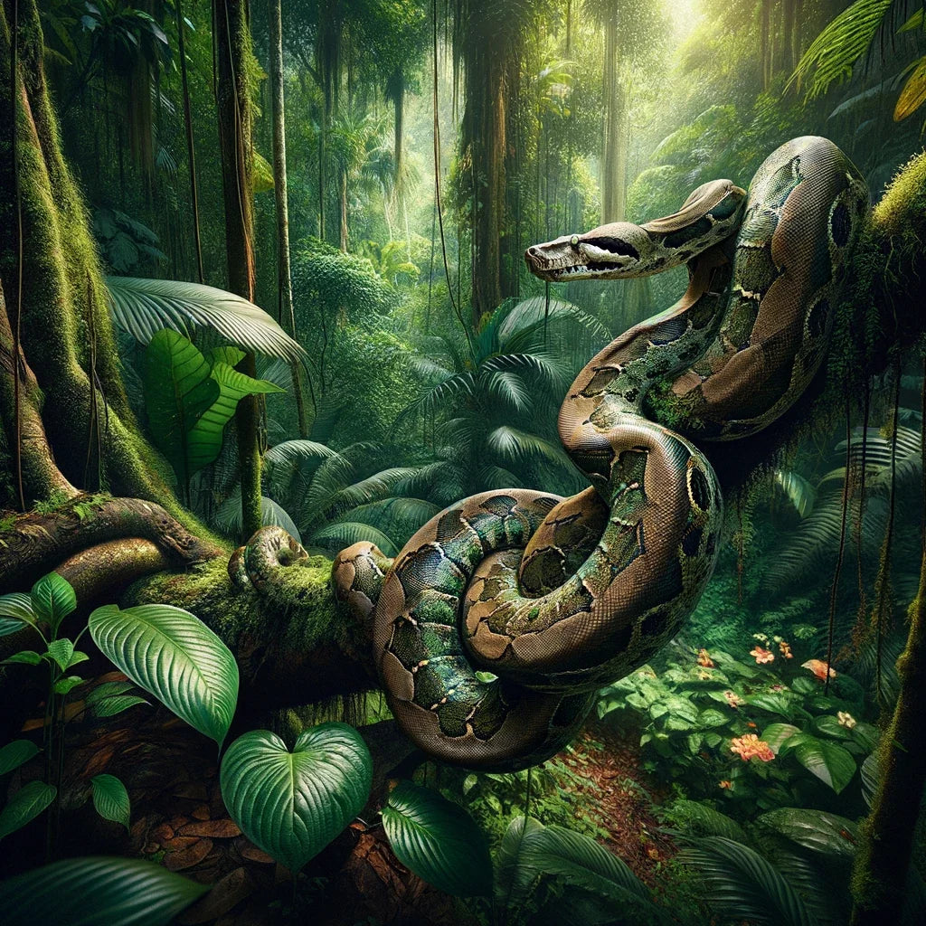 Jungle Boa Canvas