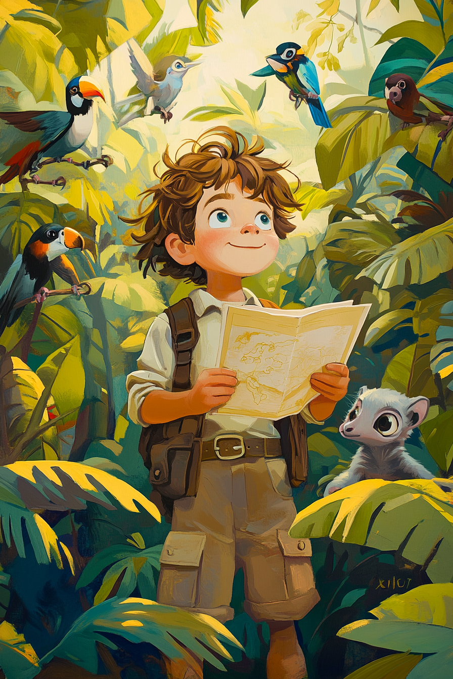 Jungle Explorer's Dream Canvas