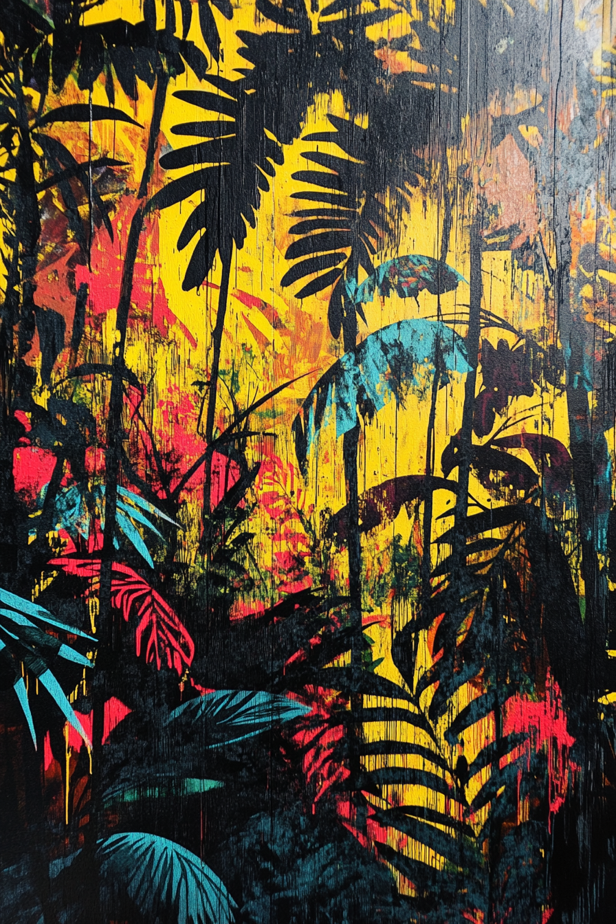 Jungle Graffiti Blanket
