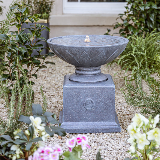 TheFoalyard Ivyline Kew Royal Botanic Gardens Bowl & Plinth Water Feature