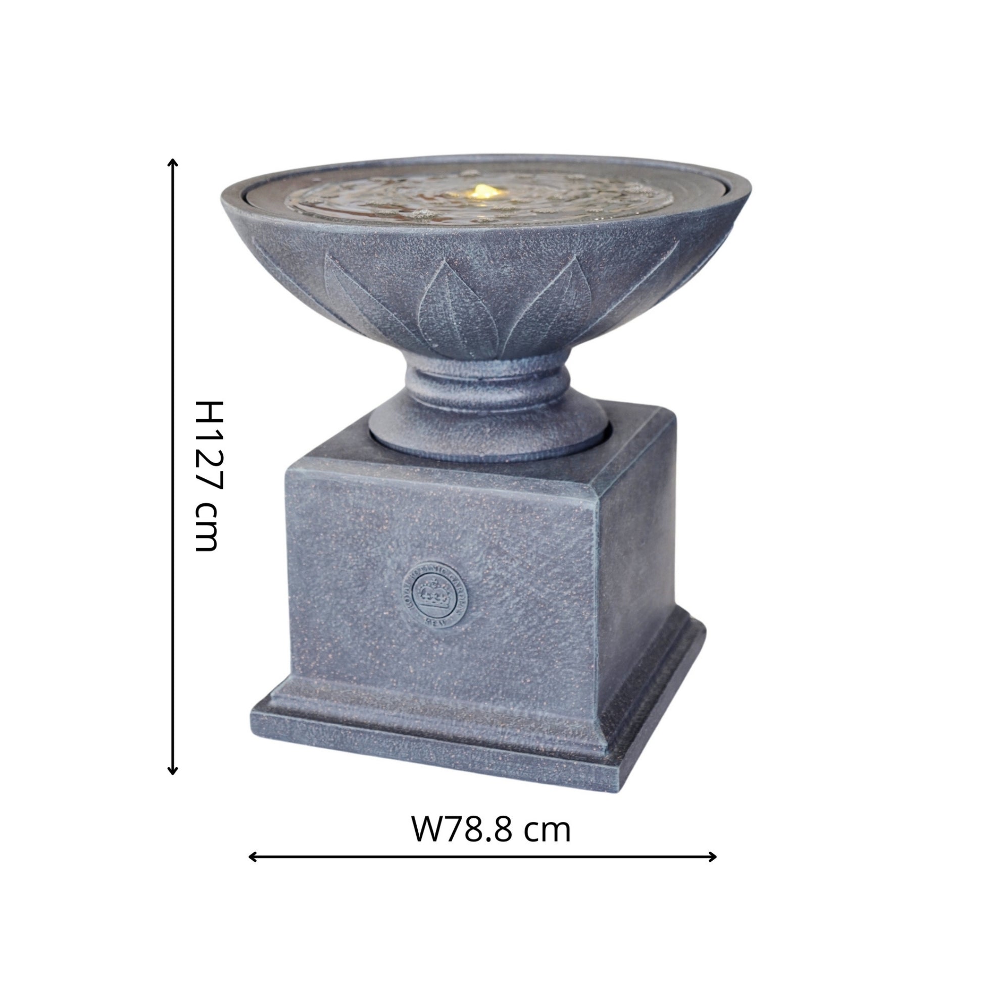 TheFoalyard Ivyline Kew Royal Botanic Gardens Bowl & Plinth Water Feature