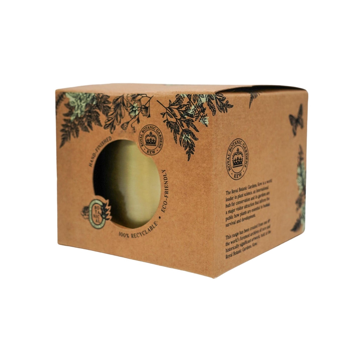 TheFoalyard Ivyline Kew Royal Botanic Gardens Matt Brass Hanging Planter with Hook