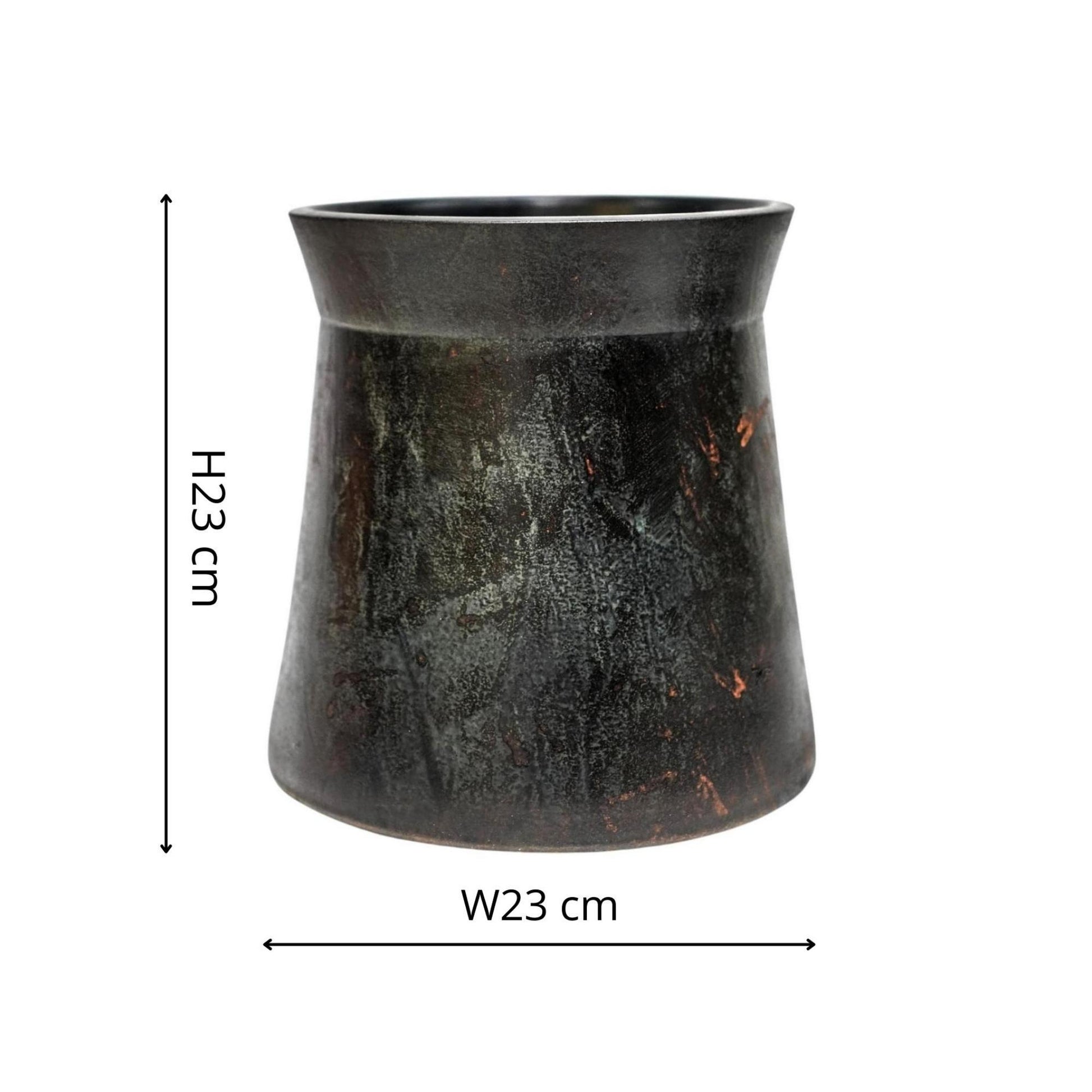 TheFoalyard Ivyline Kew Royal Botanic Gardens Handthrown Planter Old Bronze
