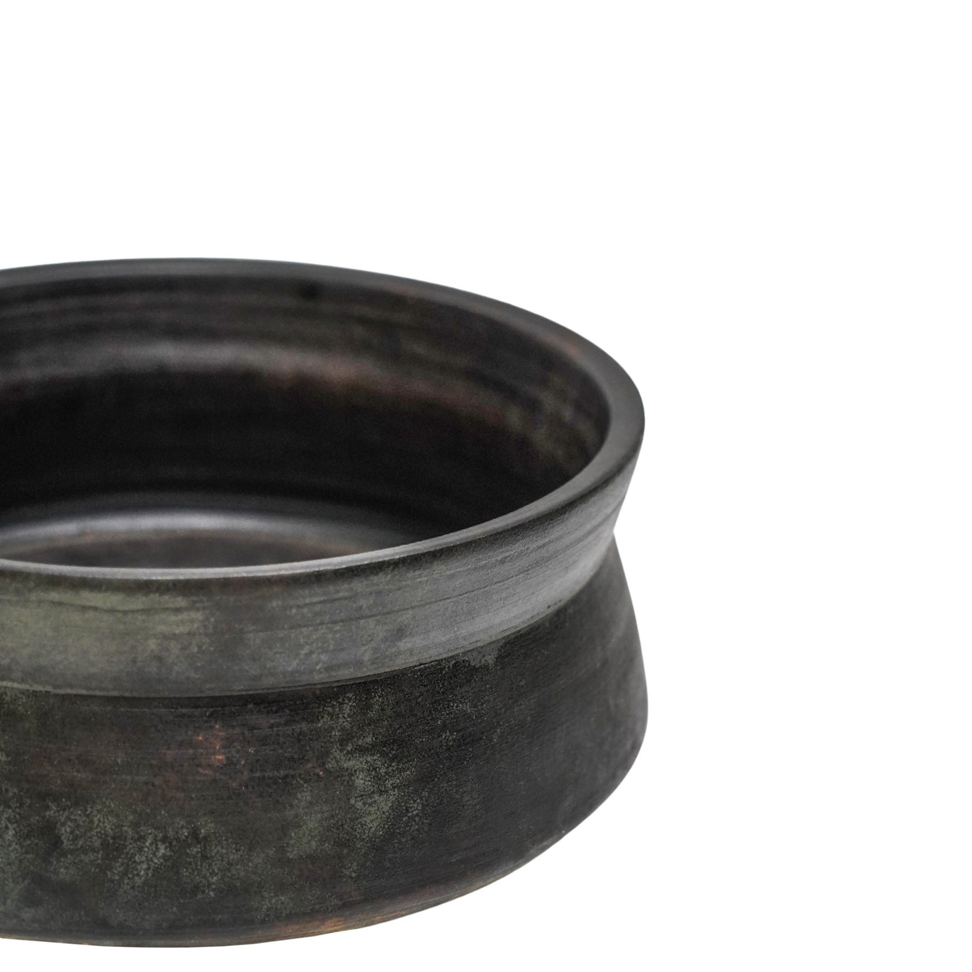 TheFoalyard Ivyline Kew Royal Botanic Gardens Handthrown Statement Bowl Old Bronze