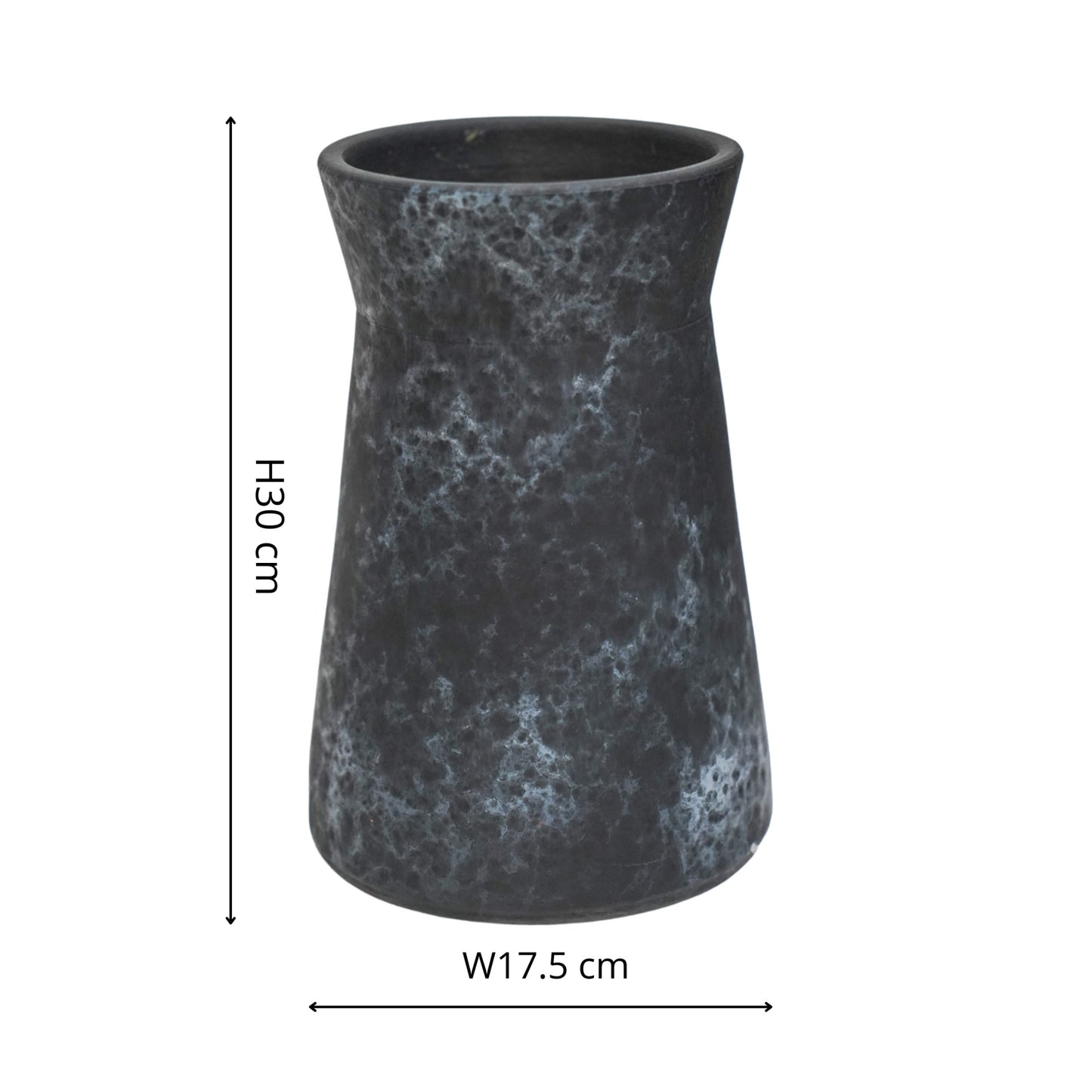 TheFoalyard Ivyline Kew Royal Botanic Gardens Handthrown Vase Basalt