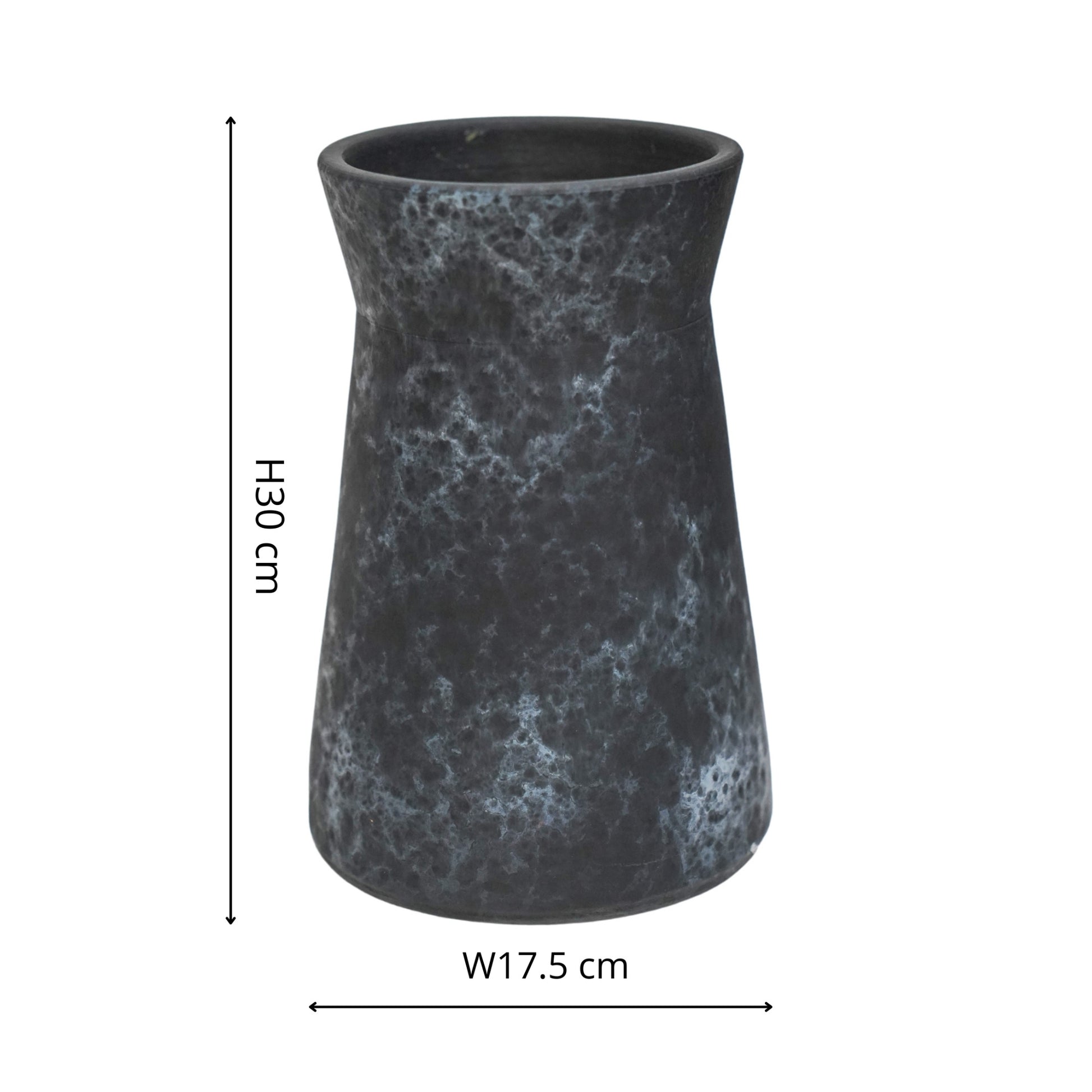TheFoalyard Ivyline Kew Royal Botanic Gardens Handthrown Vase Basalt