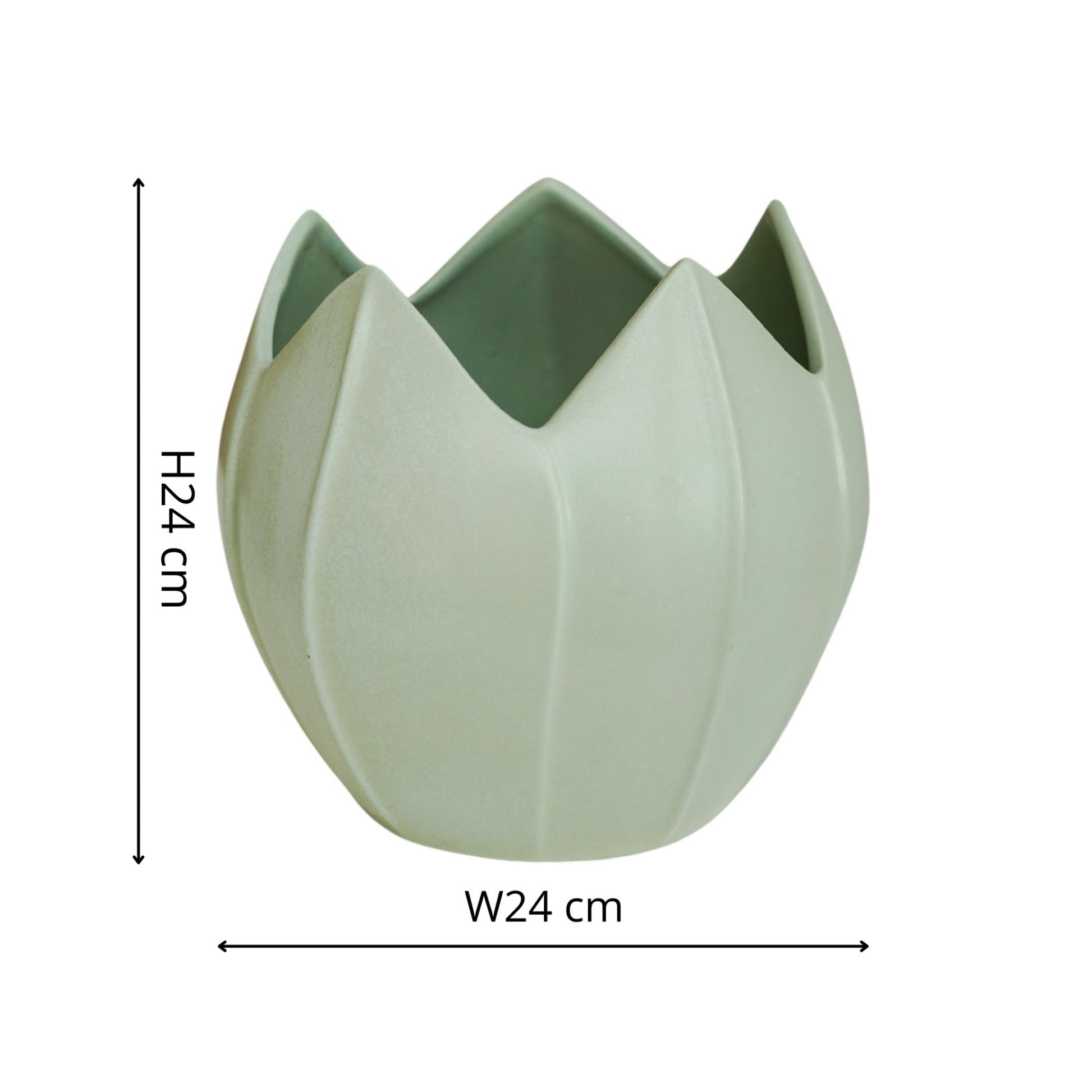 TheFoalyard Ivyline Kew Royal Botanic Gardens Flower Planter Pistachio Green