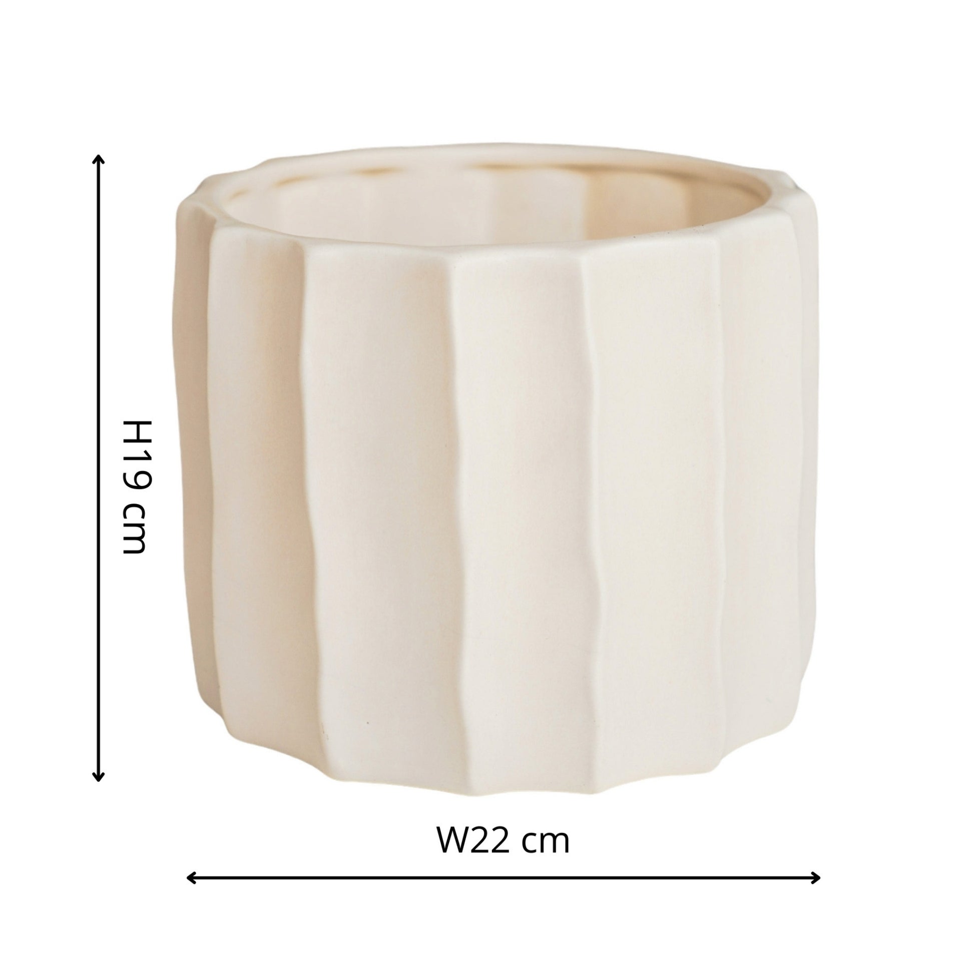 TheFoalyard Ivyline Kew Royal Botanic Gardens Organic Ripple Bone Planter