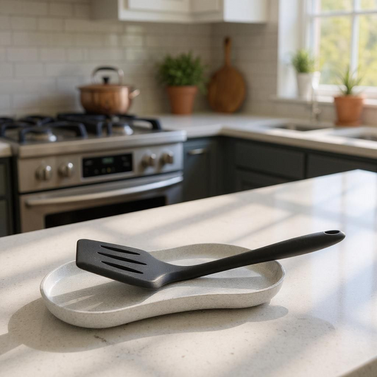 Kitchen Utensil Tray & Spoon Rest | Modern Countertop Organiser