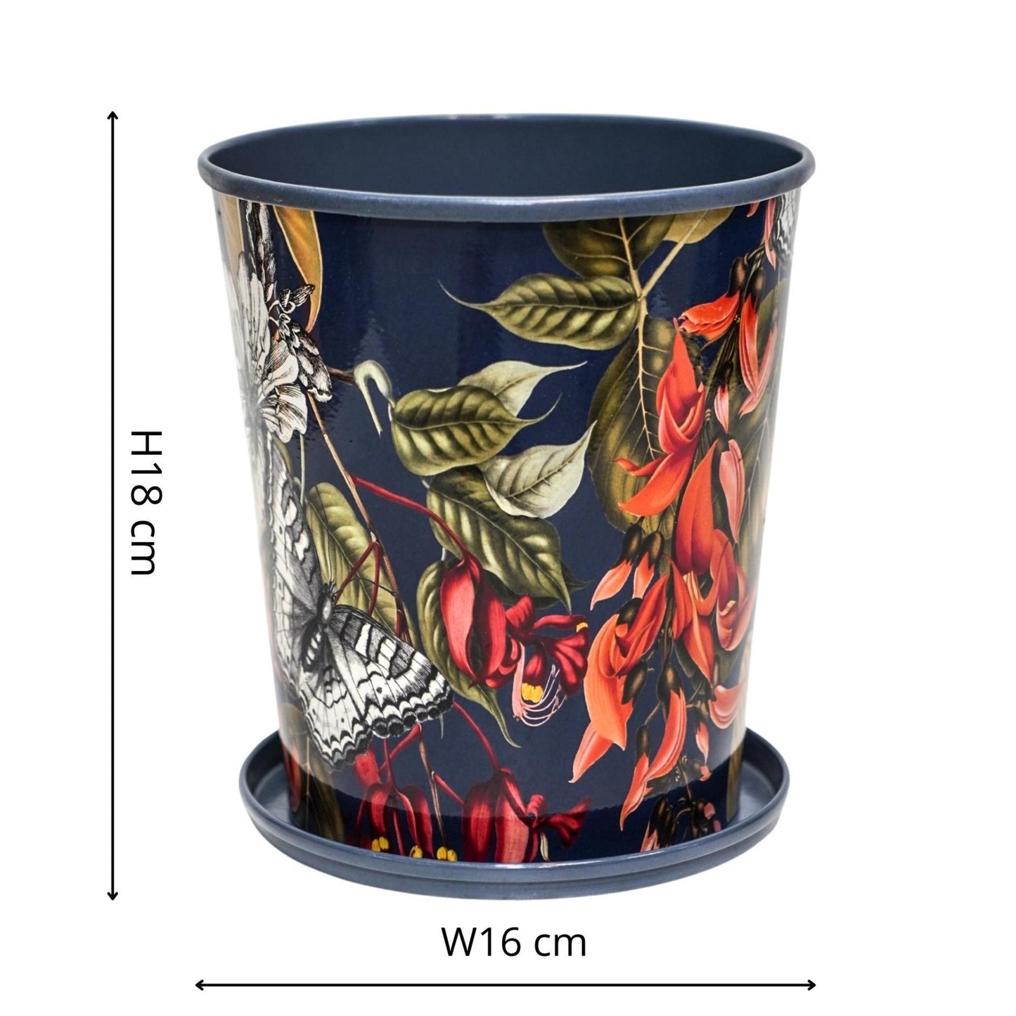 TheFoalyard Ivyline Kew Royal Botanic Gardens Temperate House Planter with Saucer