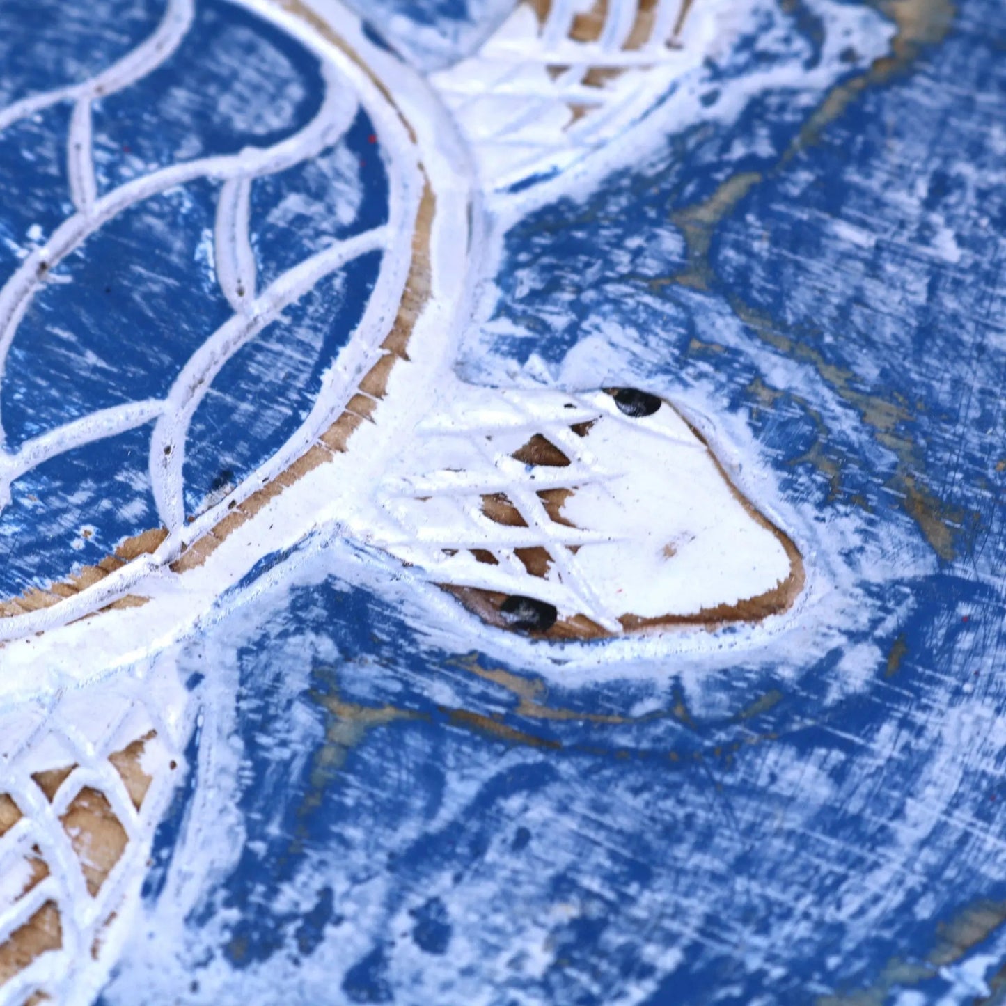 Kavi Kids Wooden Stool 25cm Turtle Design