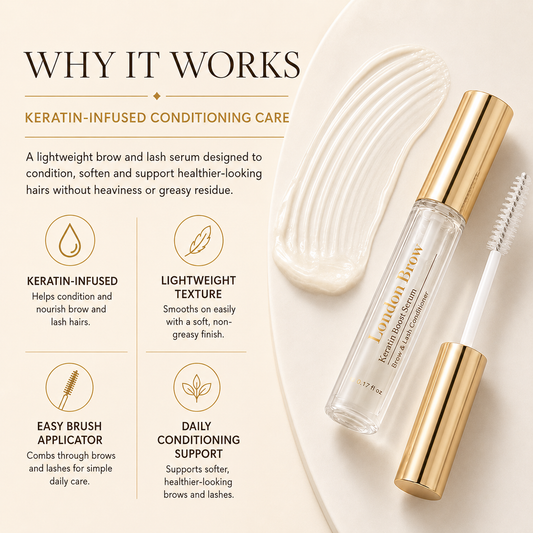 Keratin Brow & Lash Boost Serum – Daily Nourishment for Laminated Brows & Lifted Lashes