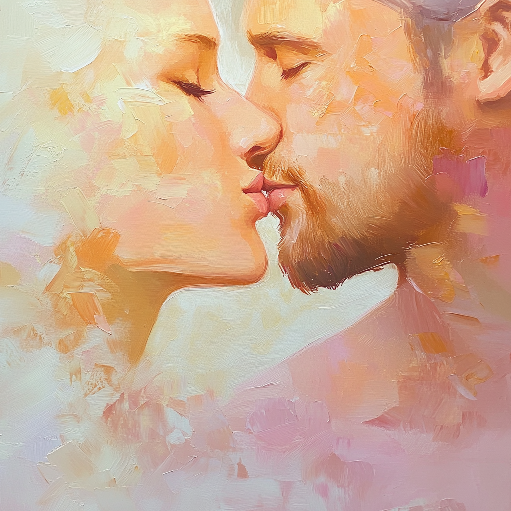 Kiss Intimacy Canvas