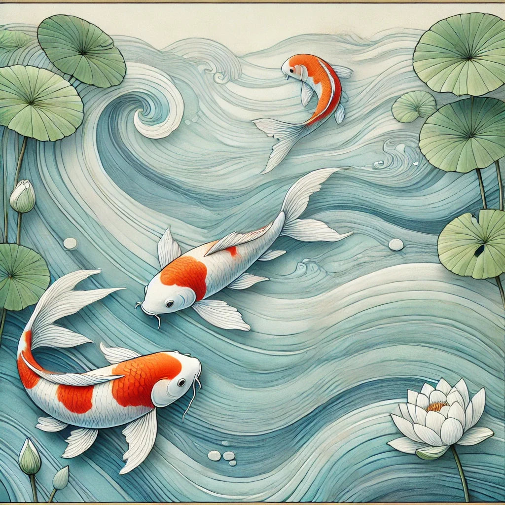 Koi Serenity Canvas