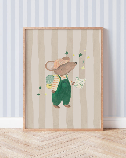 Adventure Awaits Art Print