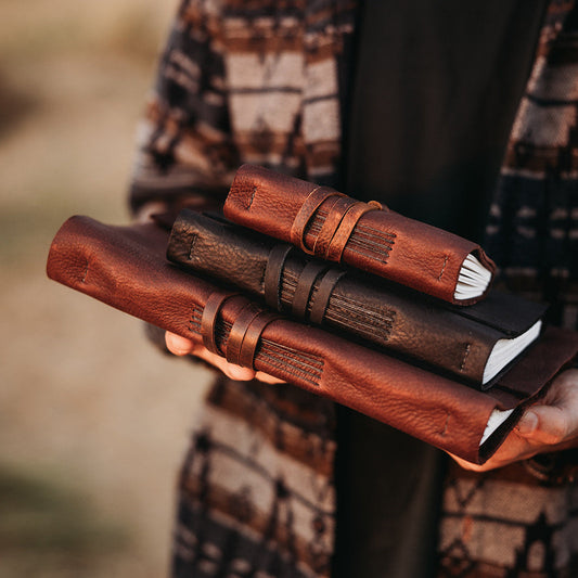 Reclaimed Saddlery Leather Journals