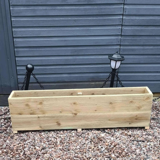 Large 2 Tier Planters wooden garden planters