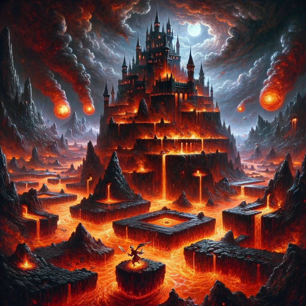 Lava Castle Conundrum Canvas