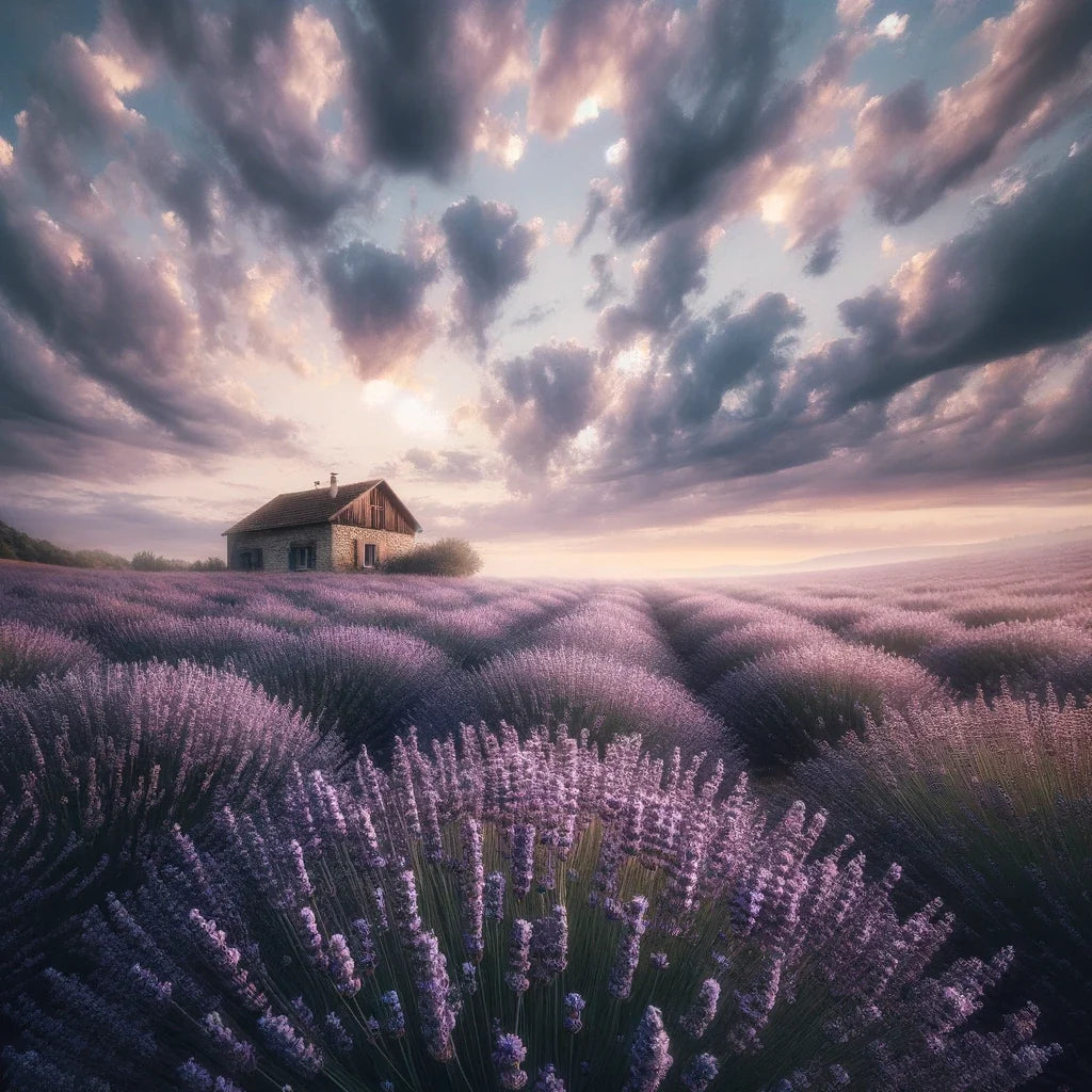 Lavender Field Serenity Canvas