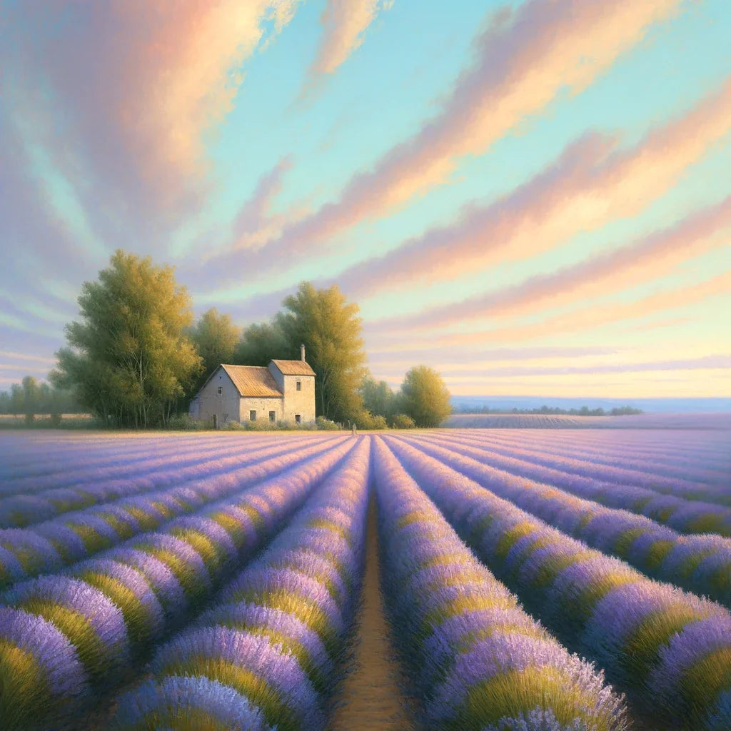 Lavender Fields Harmony Canvas