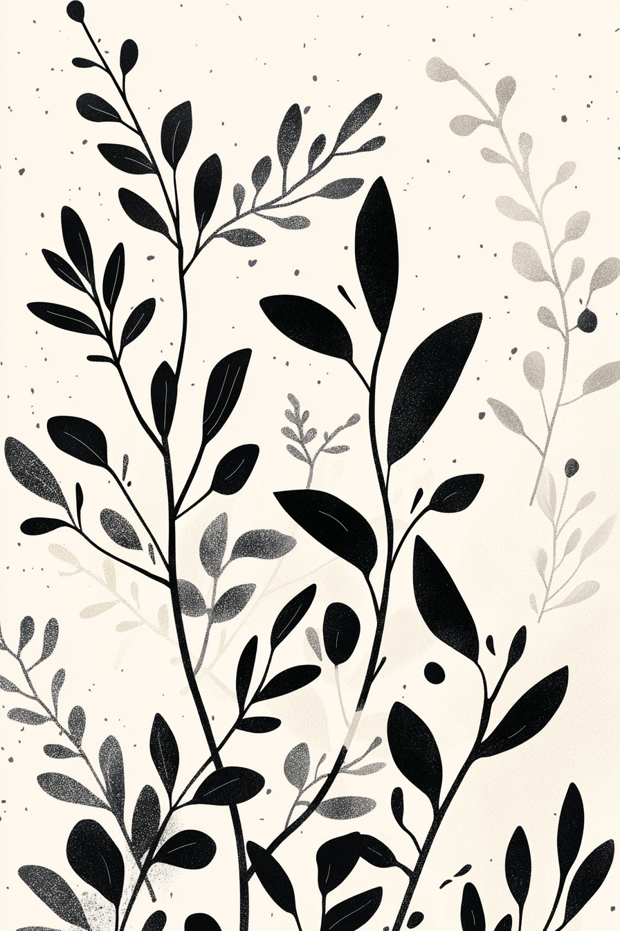 Leafy Branches Canvas