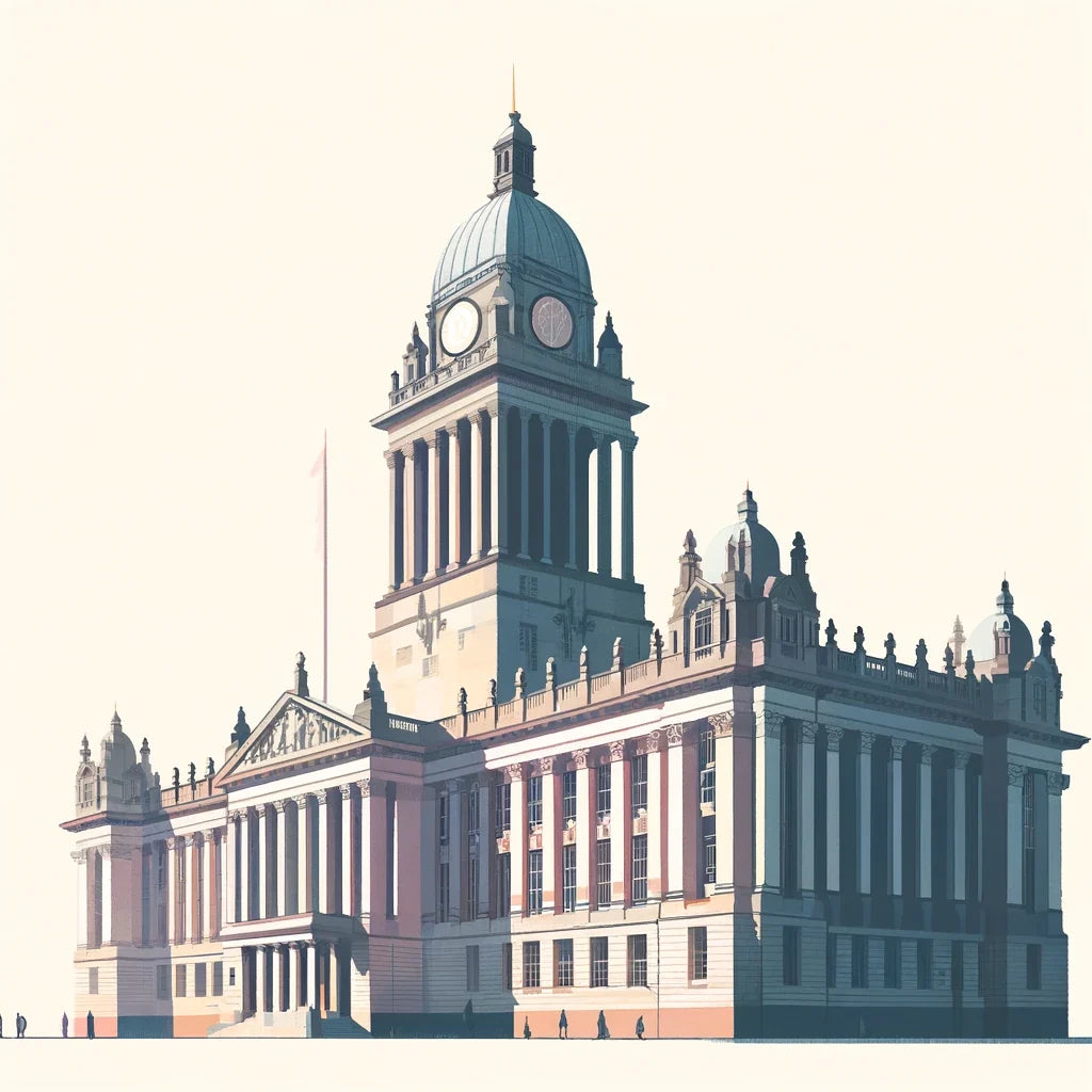 Leeds Town Hall Elegance Canvas