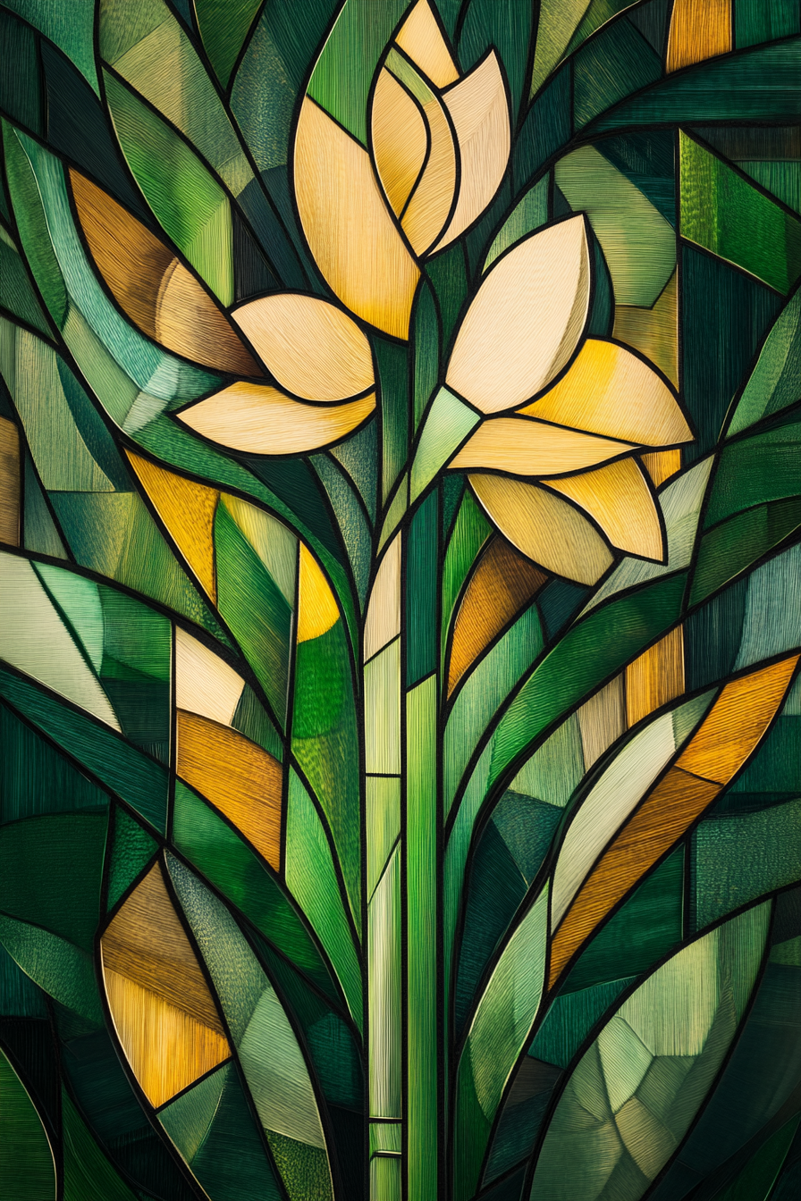Leek and Daffodil Canvas