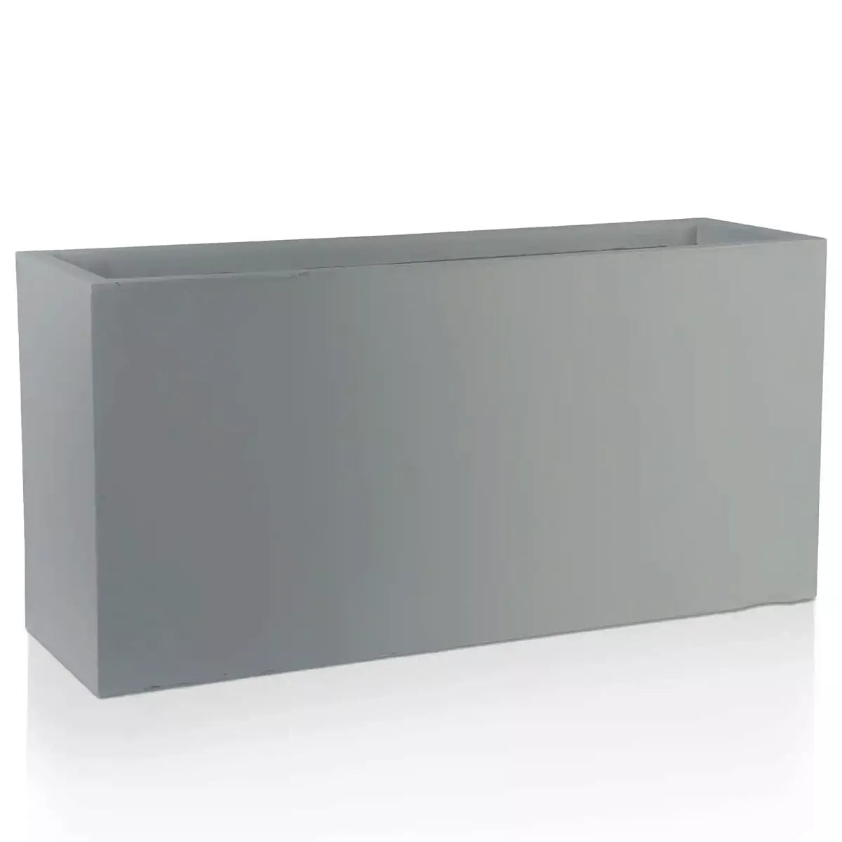 IDEALIST Lite Contemporary Trough Garden Planter, Light Concrete Outdoor Large Plant Pot H51.5 L100 W36 cm, 185L