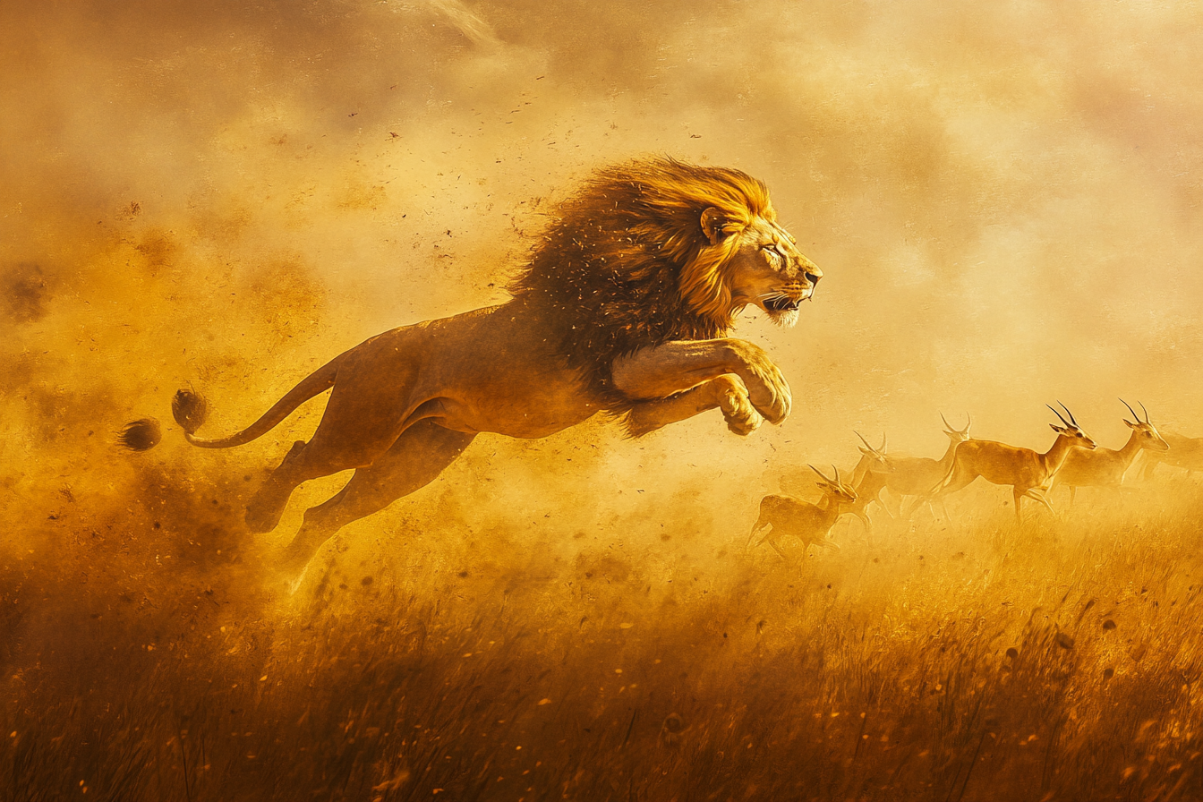 Lion’s Leap Canvas