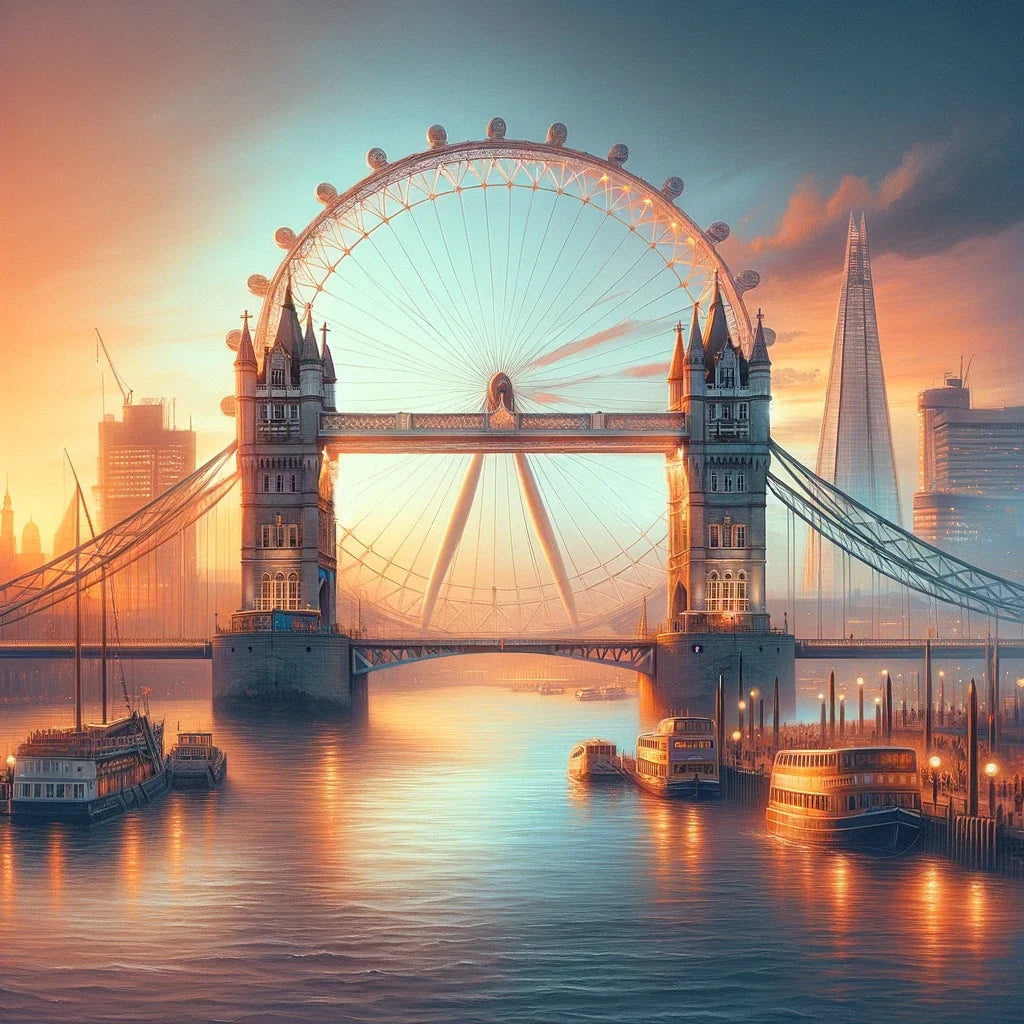 London Dusk Transition Canvas