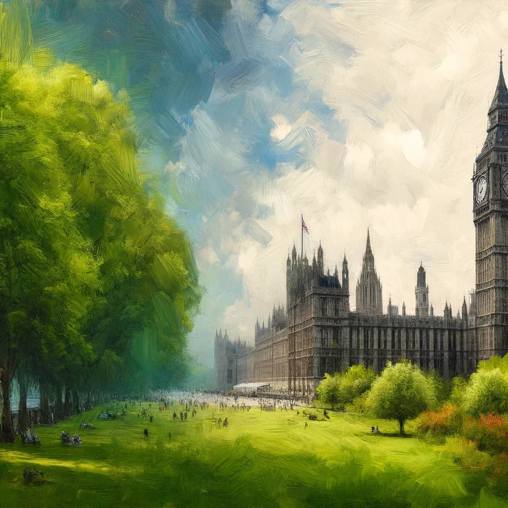 London Serene Transition Canvas