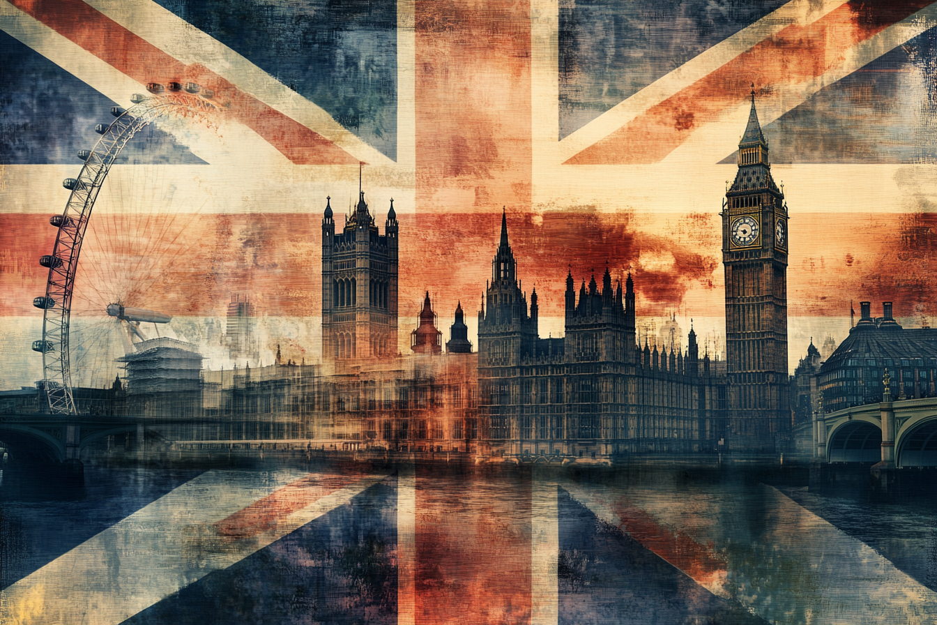 London Skyline Union Canvas