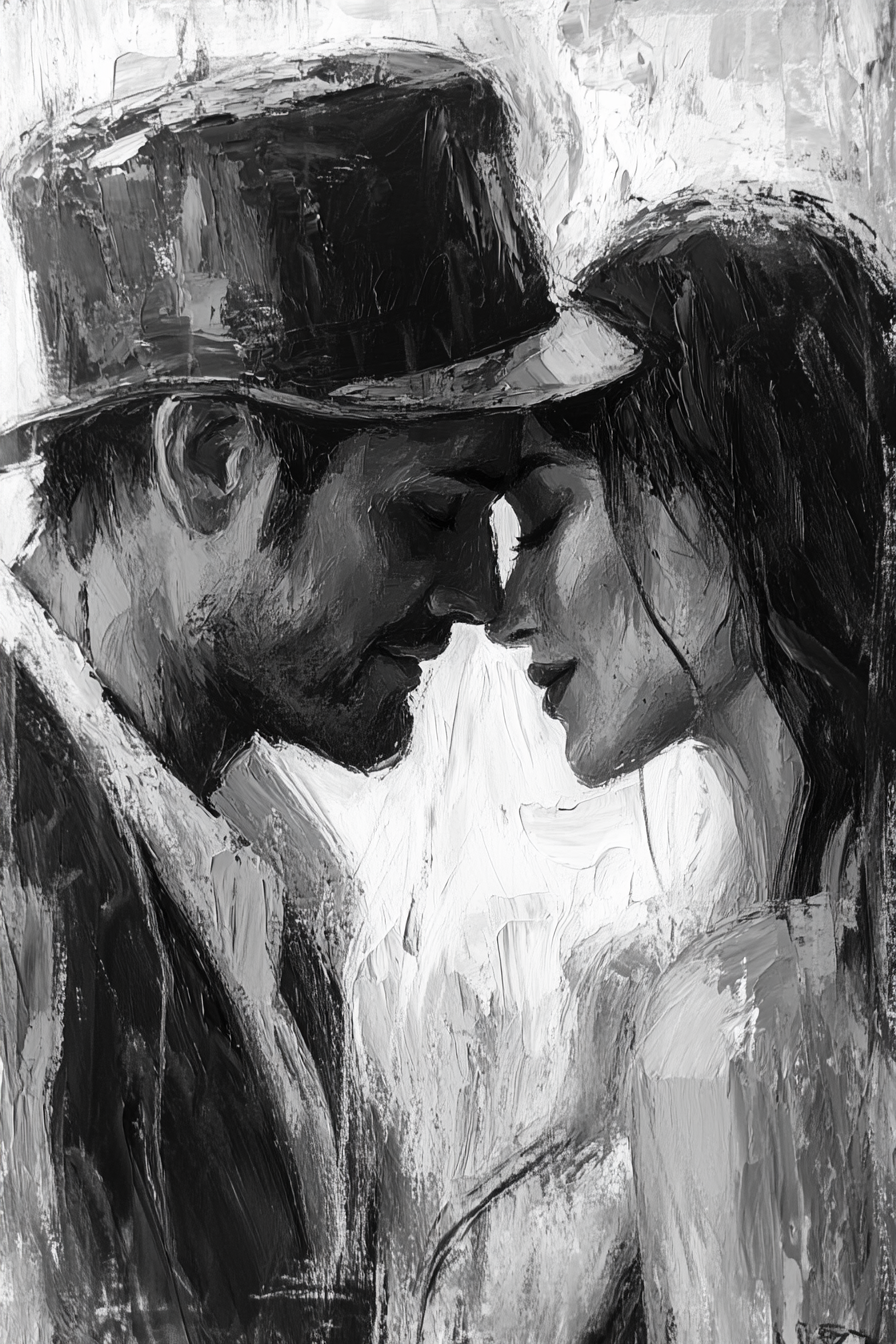Lovers' Gaze Canvas