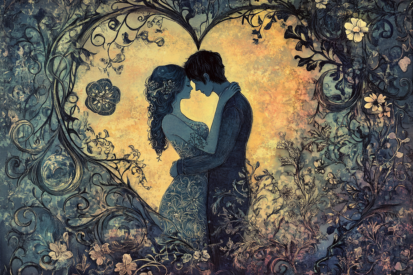 Lovers' Harmony Canvas