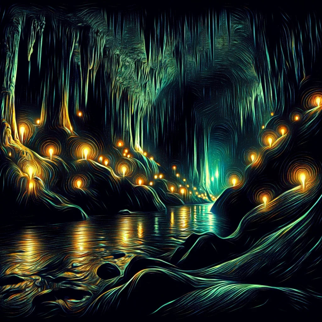 Luminous Cavern Canvas