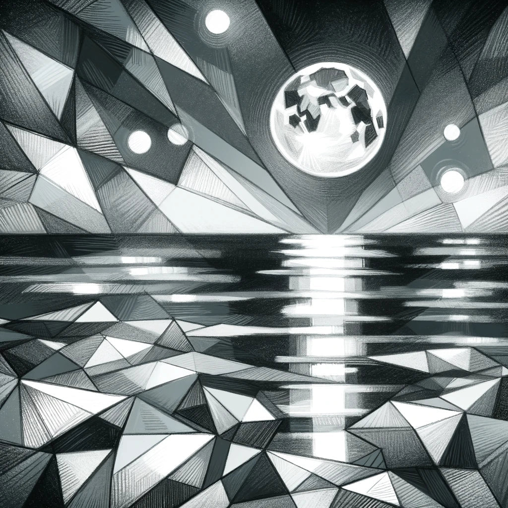 Lunar Reflections Canvas