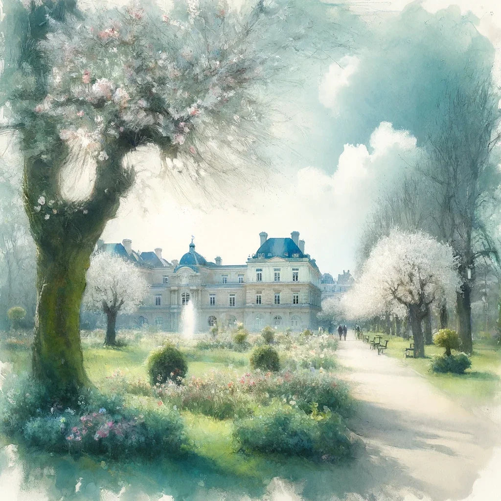 Luxembourg Serenity Paris Canvas