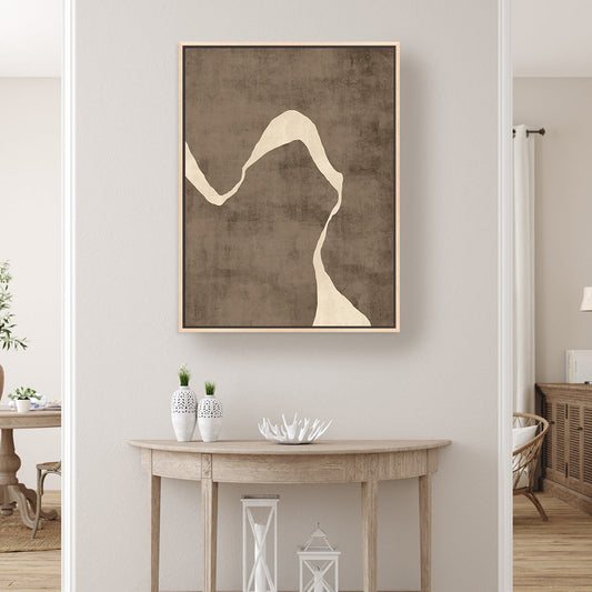 Moko I Portrait Framed Printed Canvas