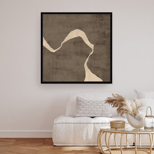 Moko I Square Framed Printed Canvas