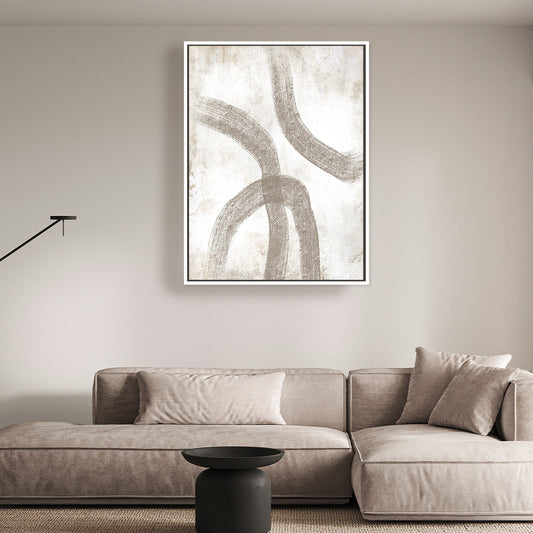 Myro III Portrait Framed Printed Canvas