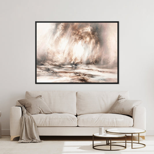 Wilderness Landscape Framed Printed Canvas