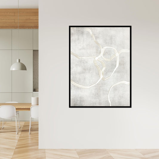 Stylo II Portrait Framed Printed Canvas