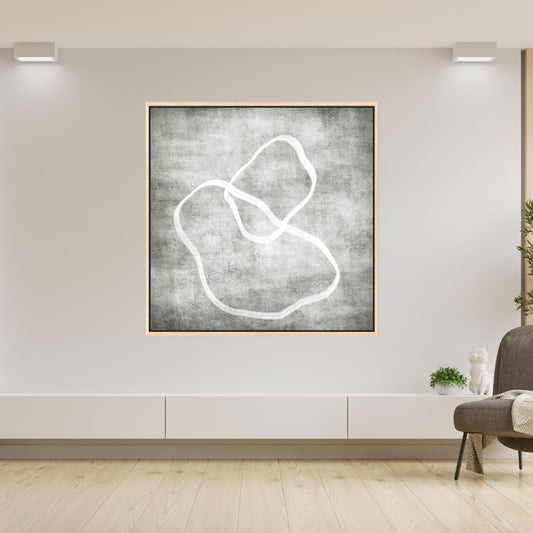 Unbroken Square Framed Printed Canvas